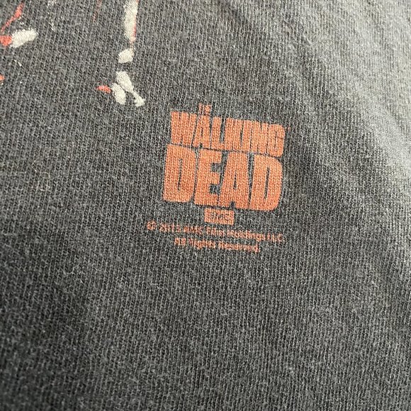 The Walking Dead AMC 2013 Promo Black Men’s L Graphic T Shirt Delta Pro Weight - Picture 3 of 10